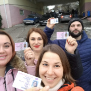 Ученик успешно сдавший экзамен в ГИБДД Автошколы Алекс, Ялта Ученик Автошколы Алекс, Ялта